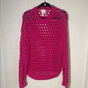 Women's Pink Knit Sweater